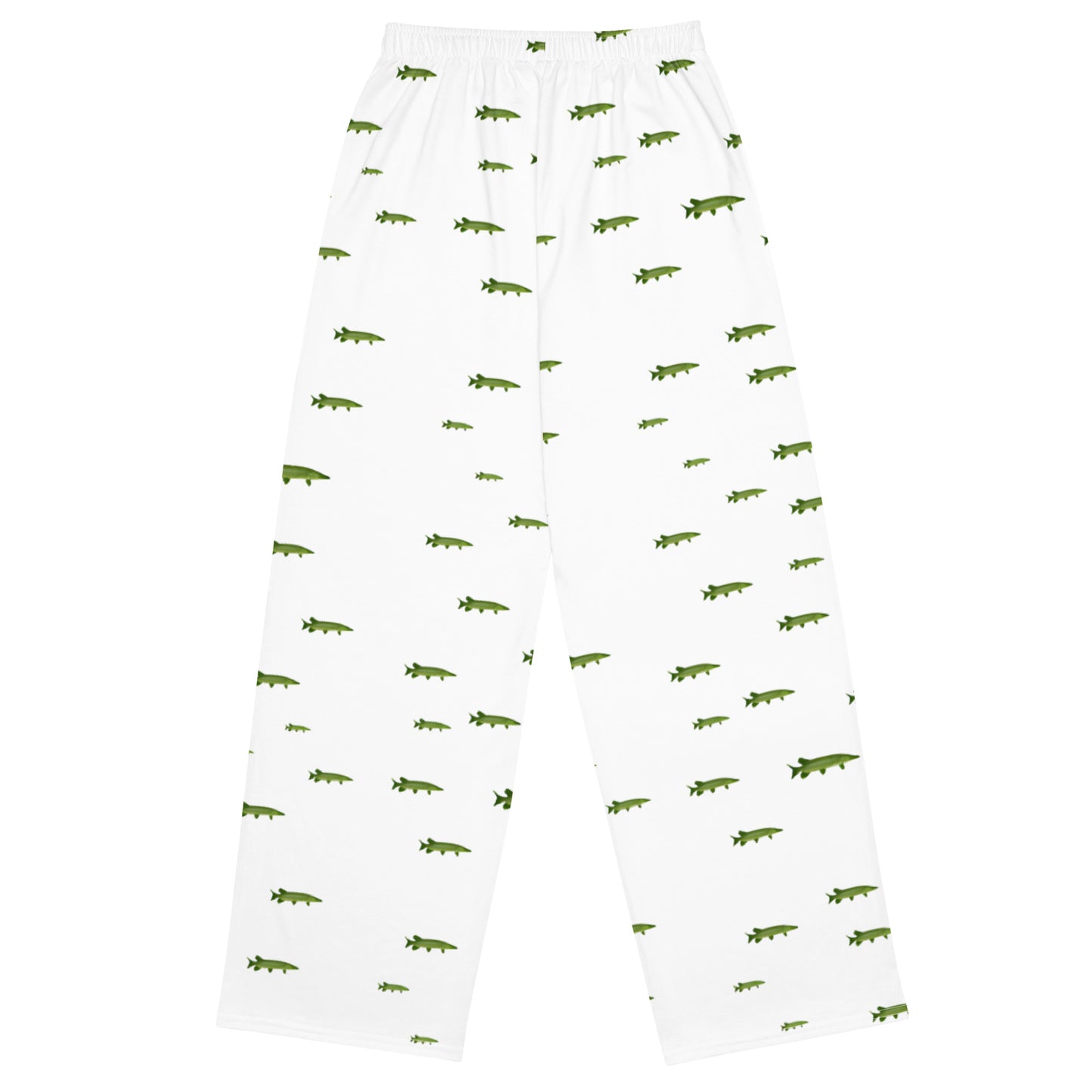 5bar Hecht Hose – Lifestyle-Hose für Taucher- & Fischer-Fans (weiss)