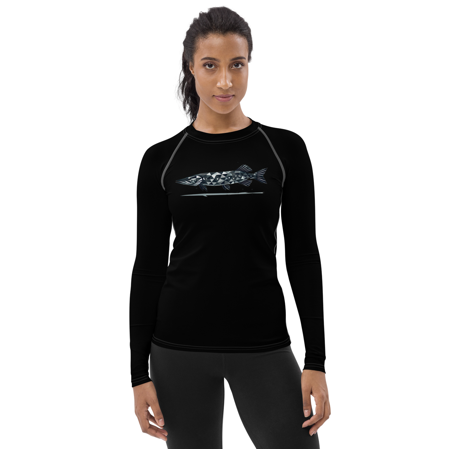 Frauen-Rashguard Hecht