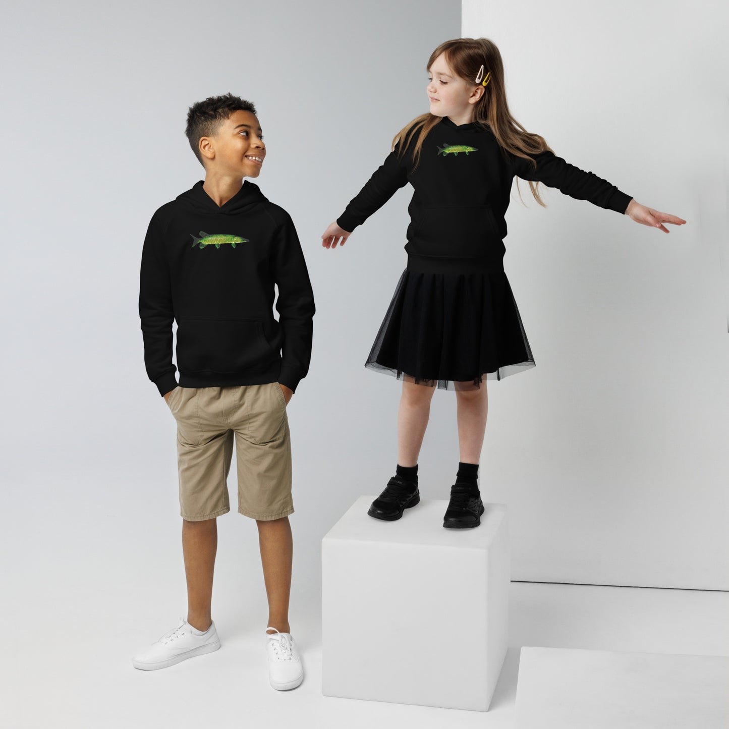 Sweat à capuche unisexe Hecht Eco pour enfants (4-12 ans)