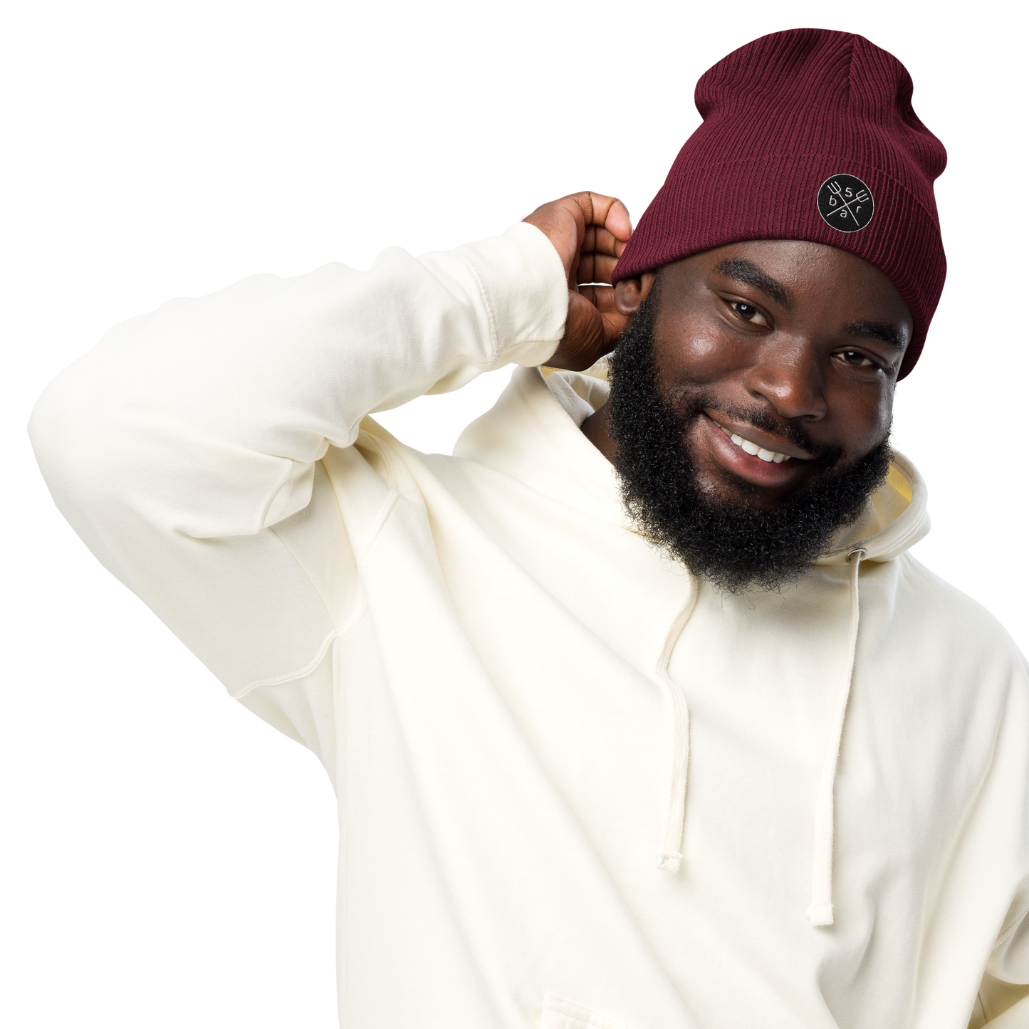 5bar Organic ribbed beanie