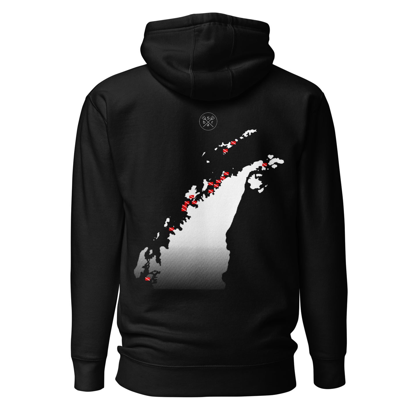 Antarctica Hoodie Männer Taucher Kapuzenpullover / Hoodie