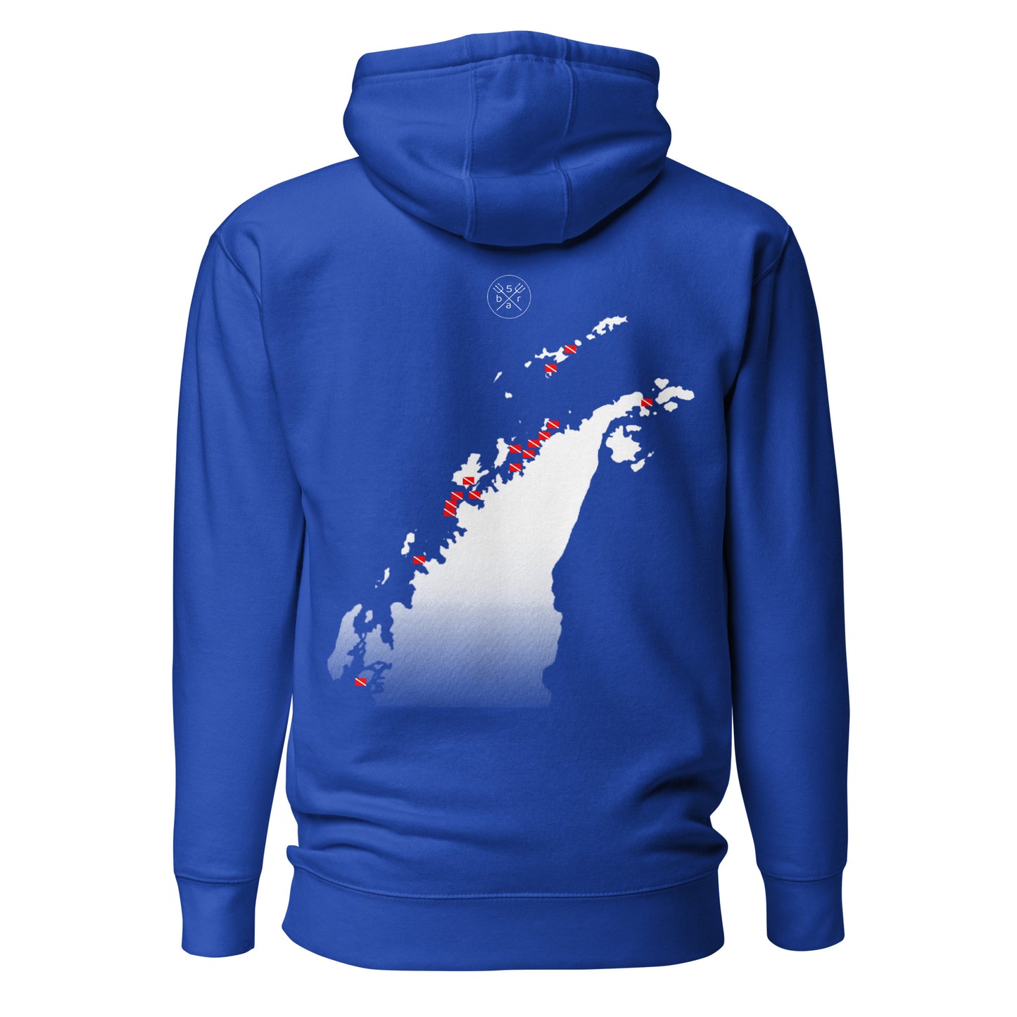 Antarctica Hoodie Männer Taucher Kapuzenpullover / Hoodie