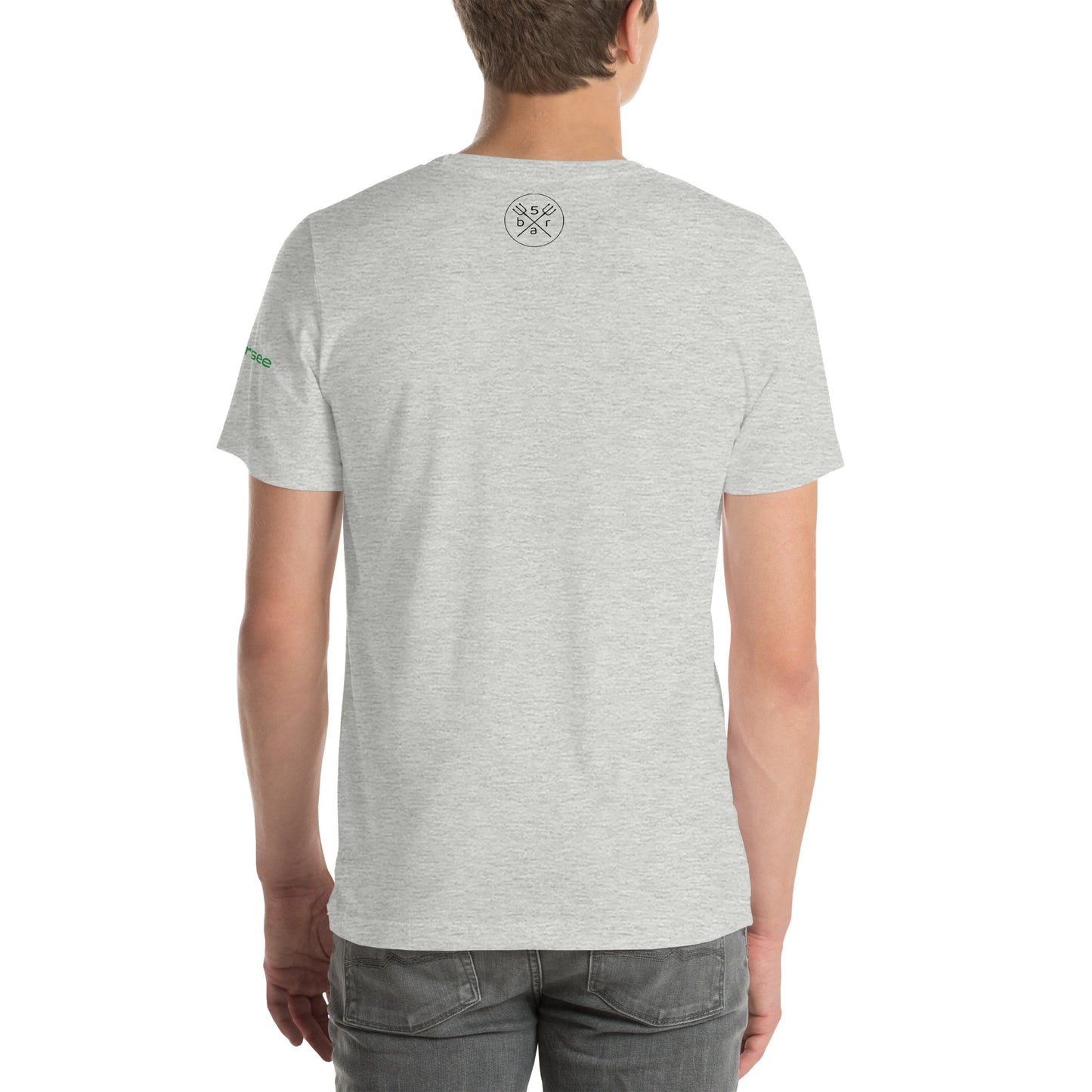 T-shirt unisexe 5bar, sites de plongée suisses, lac de Zoug