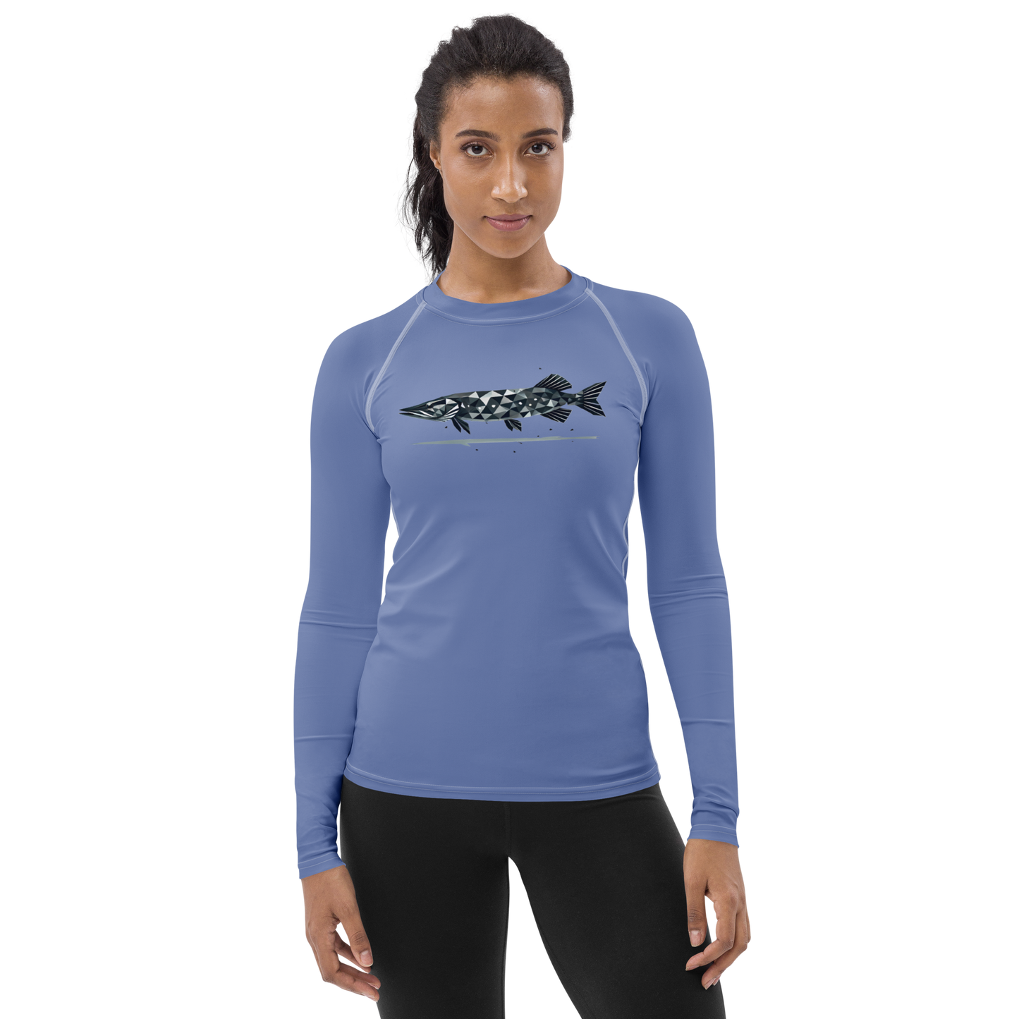 Frauen-Rashguard Hecht
