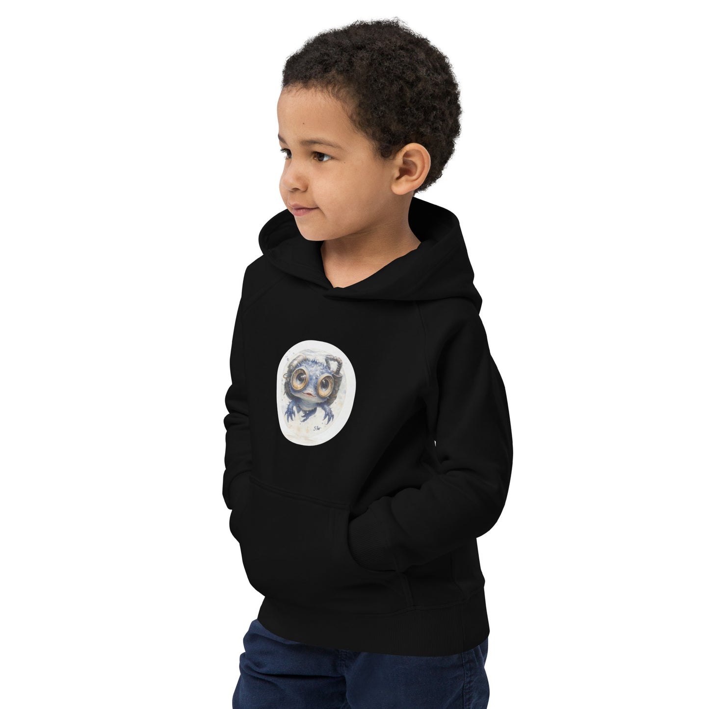 5bar Mönsterli Axirius eco hoodie for children (4-12 years)