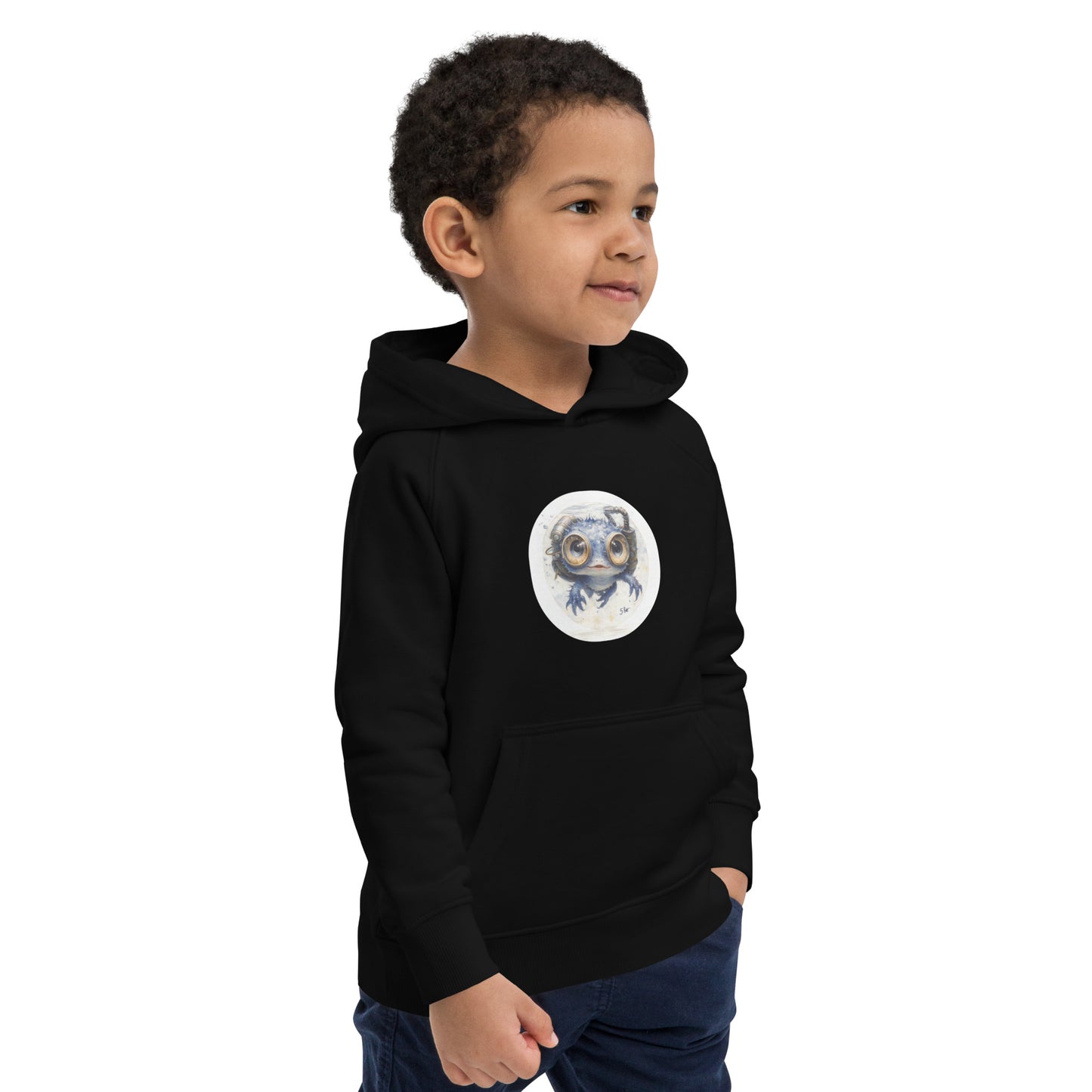 5bar Mönsterli Axirius eco hoodie for children (4-12 years)