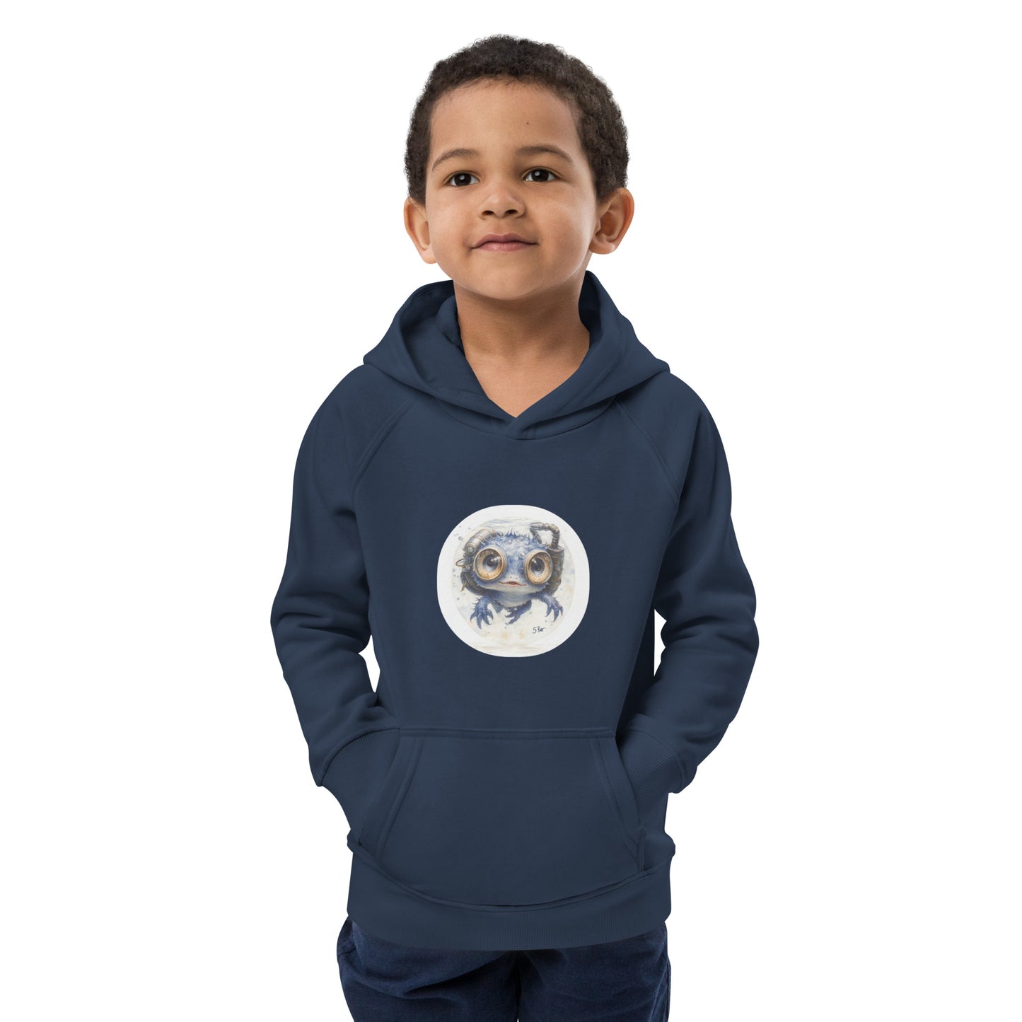 5bar Mönsterli Axirius eco hoodie for children (4-12 years)