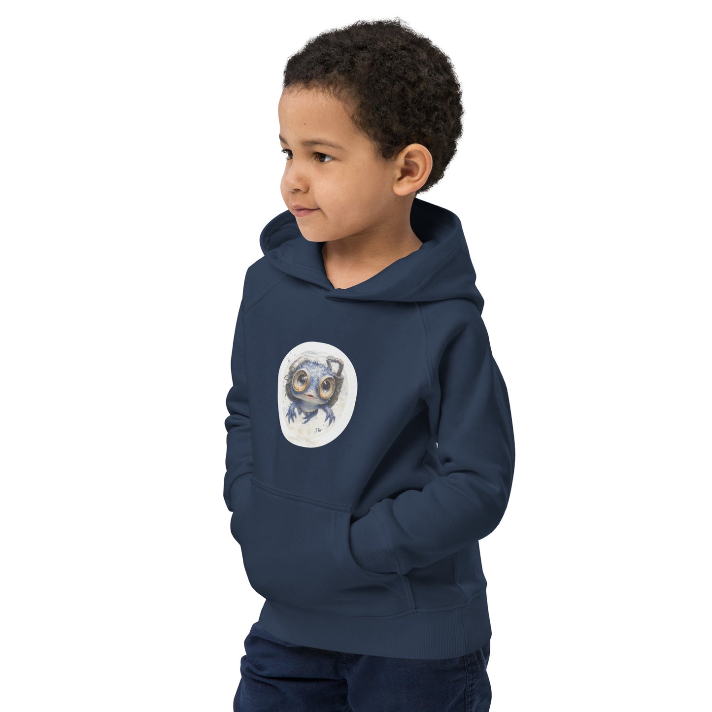 5bar Mönsterli Axirius eco hoodie for children (4-12 years)