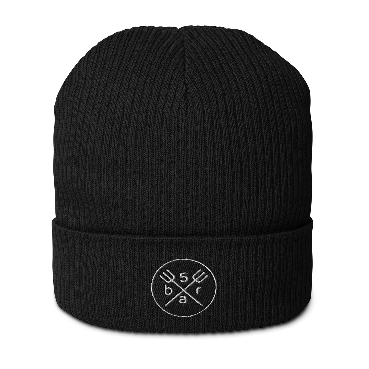 5bar Organic ribbed beanie