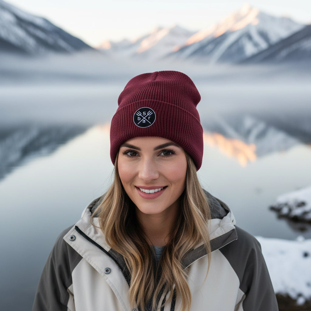 "Deep Dive Comfort" Bundle: Organic Beanie &amp; 5bar Diving T-Shirt