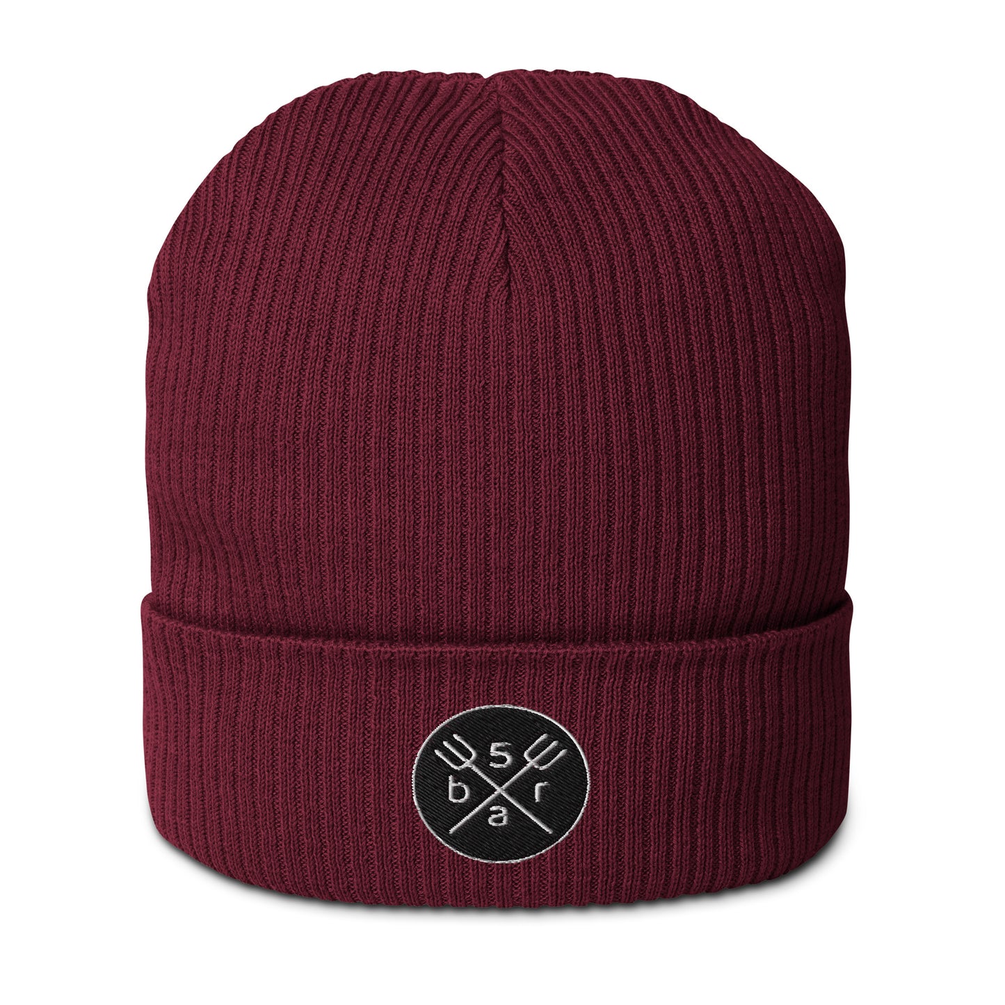 5bar Organic ribbed beanie