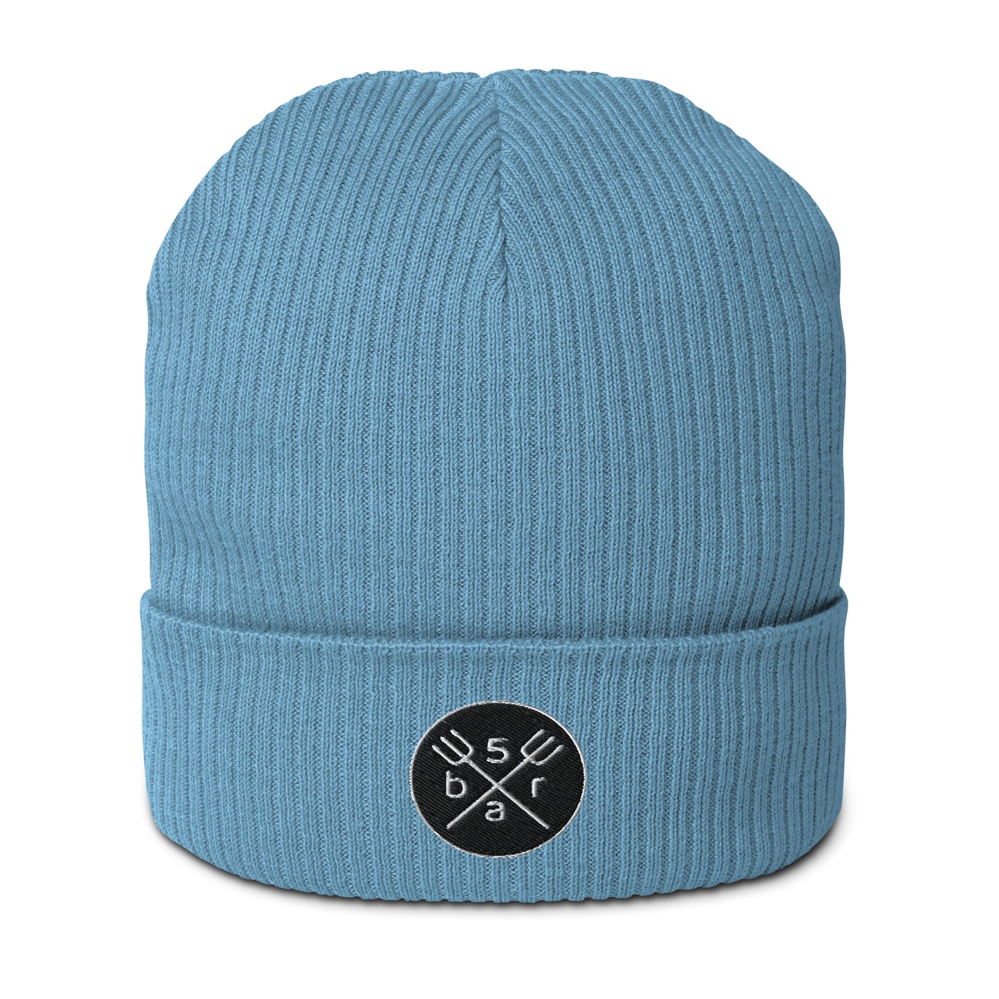 5bar Organic ribbed beanie