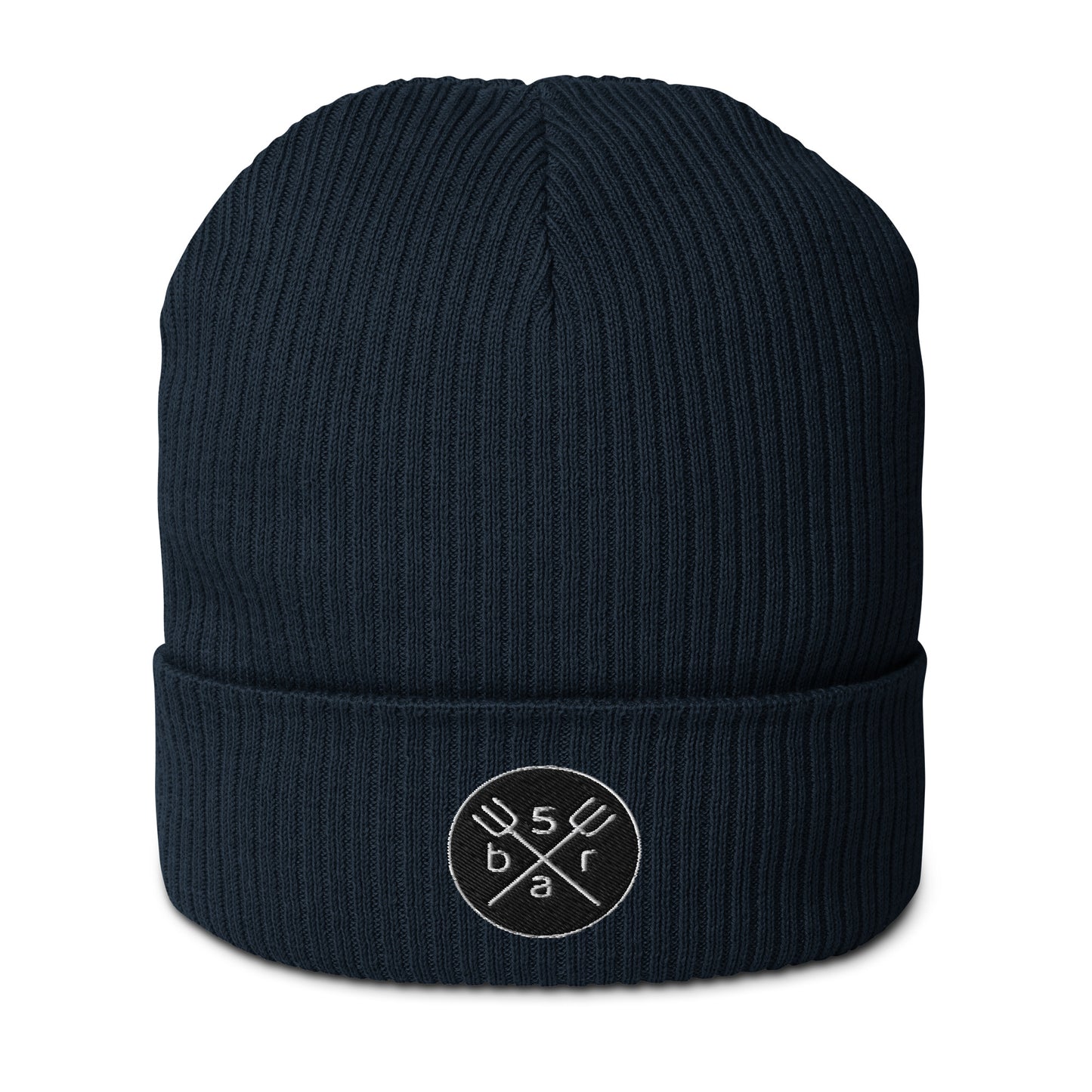 5bar Organic ribbed beanie