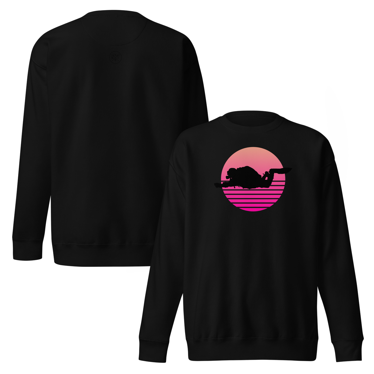 Männer Retro Diver Pullover