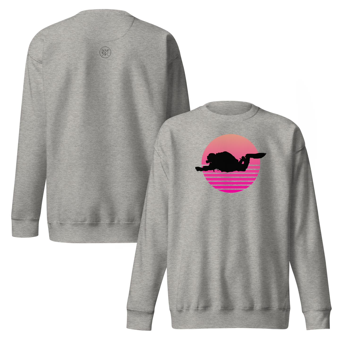 Männer Retro Diver Pullover