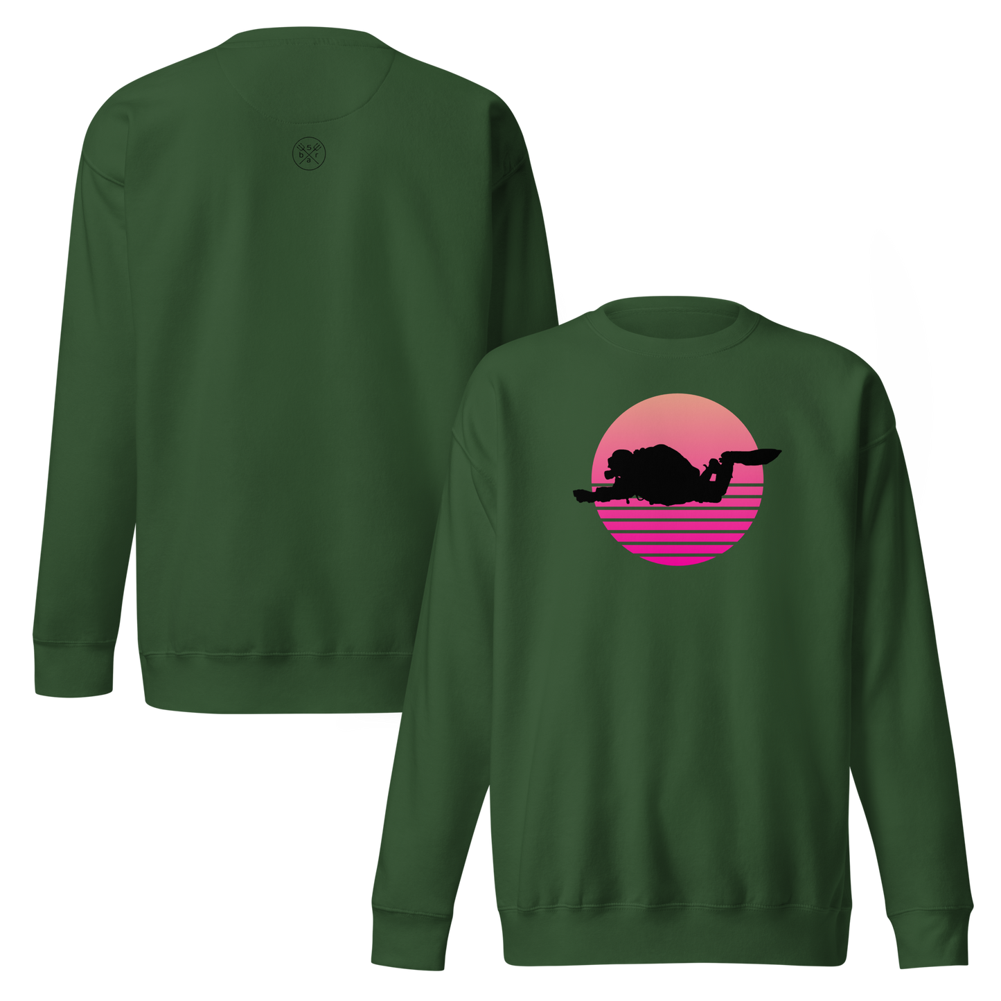 Männer Retro Diver Pullover