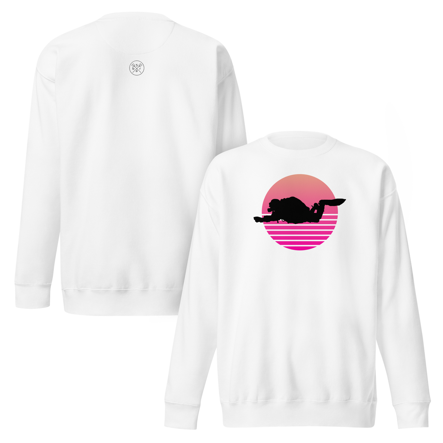 Männer Retro Diver Pullover